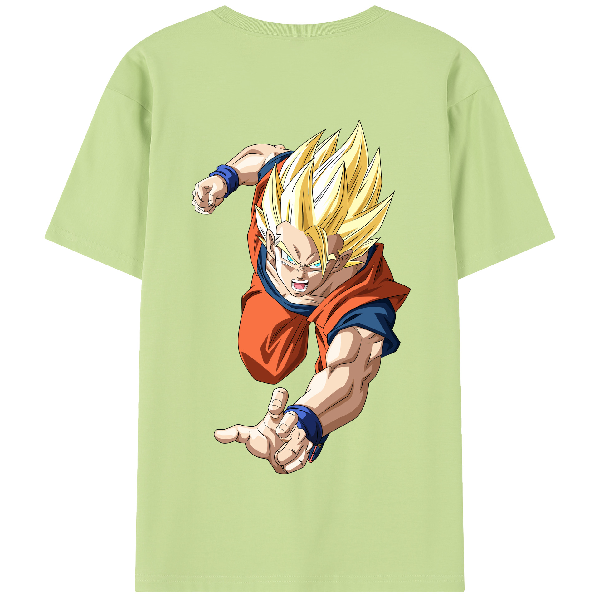 （画像用） ドラゴンボール 孫 悟飯（そんごはん）DRAGON BALL Son Gohan 綿100％半袖Tシャツ（背面プリント）